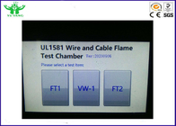 UL1581 draad en van de Kabelbrand de Draad van de Testkamer het Testen Materiaal