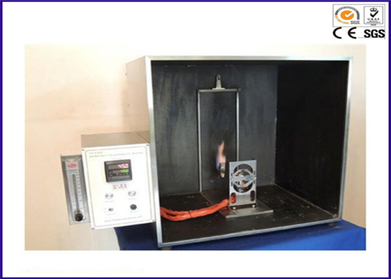 NFPA 701 Testmethode 1 Verticaal Brandbaarheidsmeetapparaat voor Enige/Multilaag Stoffen