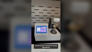 Video met gesloten bekervlampunttester 3