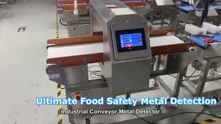 Industriële voedselmetaaldetector HACCP-gecertificeerd systeem