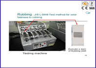JIS-Kleurensnelheid die die Meetapparaat wrijven in het Verven van Kleurensnelheid aan het Wrijven van Test wordt gebruikt
