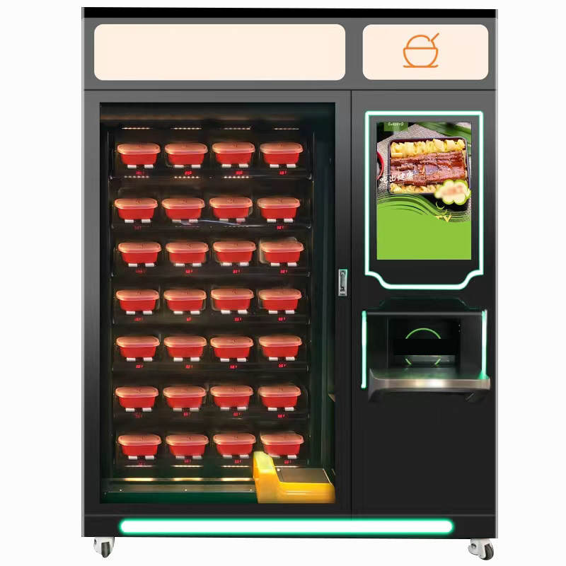 De muntstuk In werking gestelde van de de Automaatsalade van de Cakepizza van het de Groente Verse Fruit Automaat van de het Voedselriem voor Verkoop