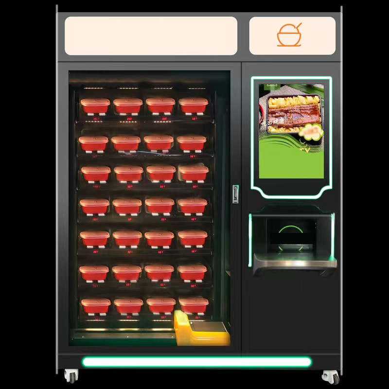 De muntstuk In werking gestelde van de de Automaatsalade van de Cakepizza van het de Groente Verse Fruit Automaat van de het Voedselriem voor Verkoop