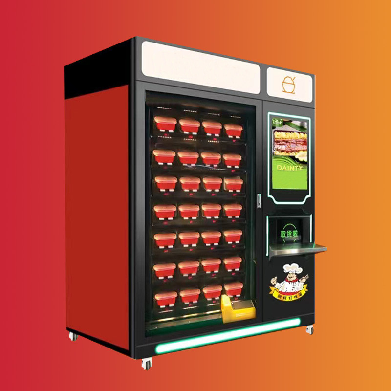 De muntstuk In werking gestelde van de de Automaatsalade van de Cakepizza van het de Groente Verse Fruit Automaat van de het Voedselriem voor Verkoop