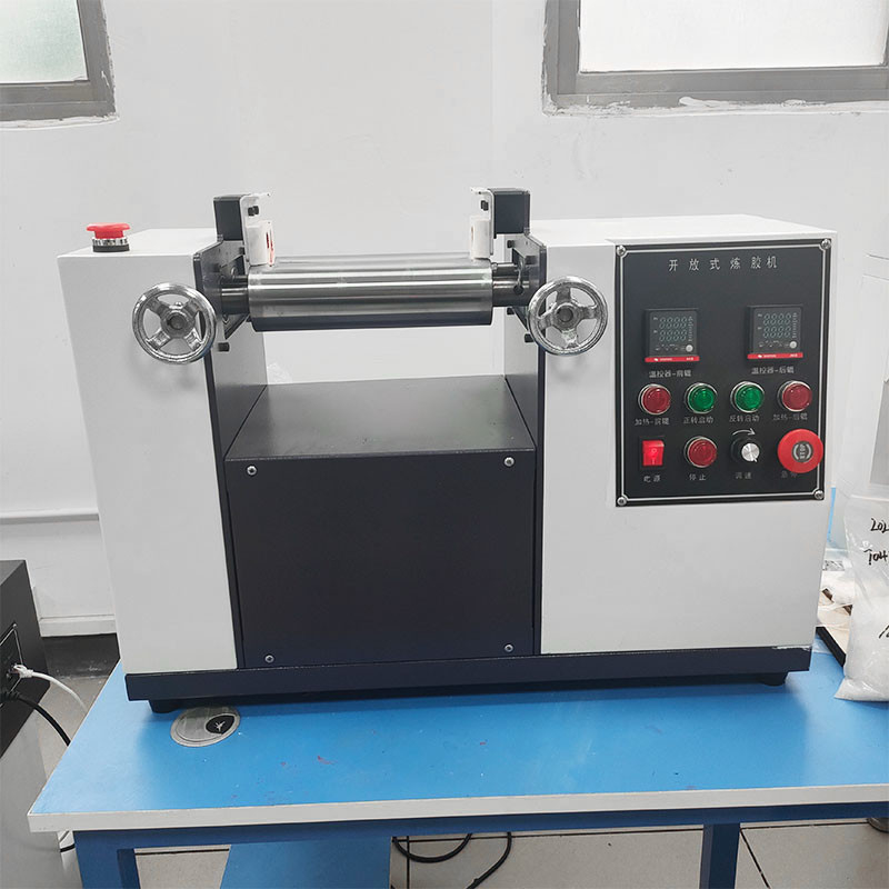 Open van de de Molenmachine van het Type tweebroodje het Laboratorium Digitale Vertoning voor het Rubber Testen