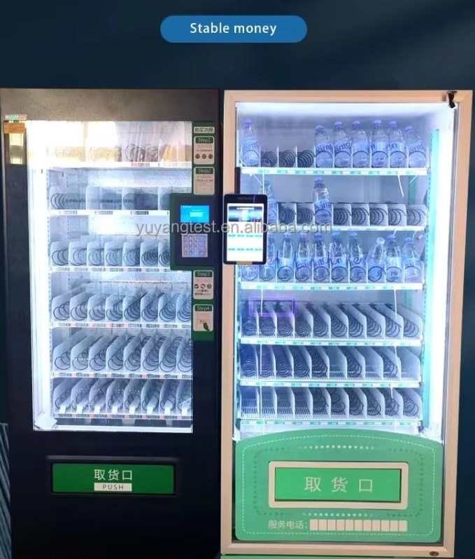 Volledig automatische verkoopmachine voor gemakkelijk ijs verkopen met afstandsbediening en waarschuwingssysteem