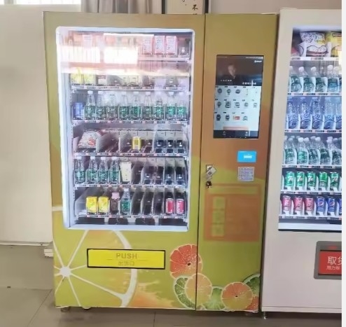 Automatische verkoopmachine met snelle verwarming en grote capaciteit voor warm en koud eten