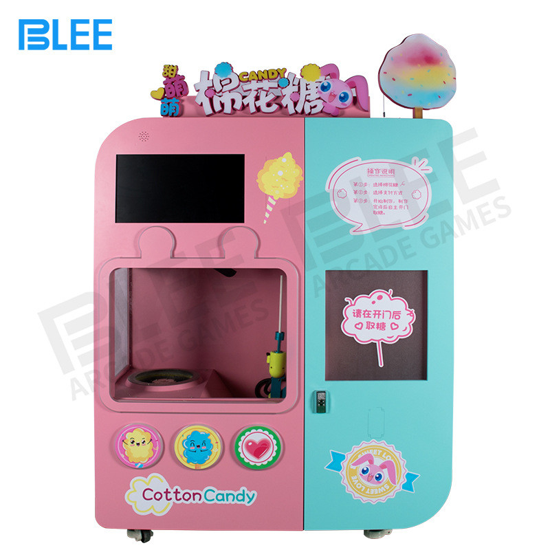 Unieke Ultrasone Sensing Chip gloednieuwe Automatische Floss Sugar Cotton Candy Commerciële Machine