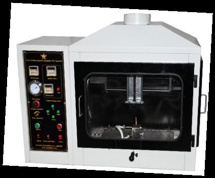 Brandbaarheidscontroleapparatuur voor het testen van de oppervlakte van de rand van een gebouwstructuur volgens de norm EN ISO 11925-2