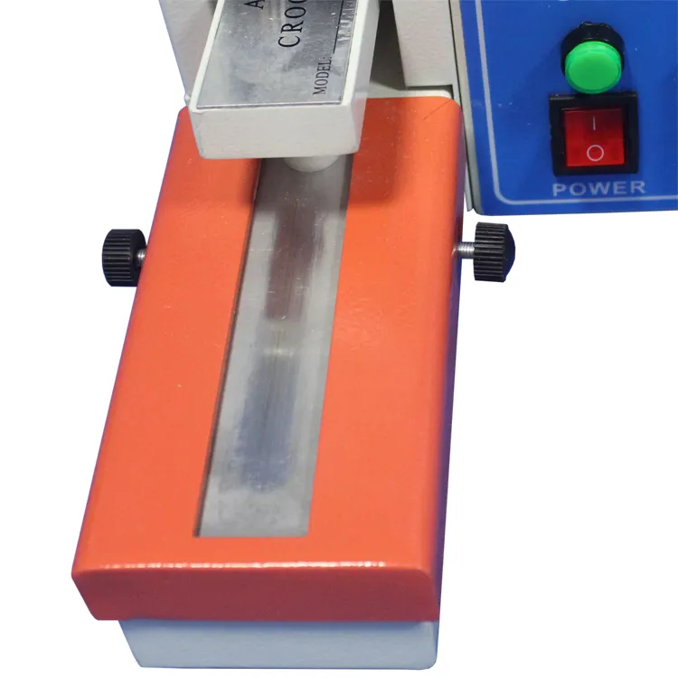 Elektrische wrijving kleurvastheid Tester AATCC Crockmeter Auto kleurvastheid tot Crocking Machine