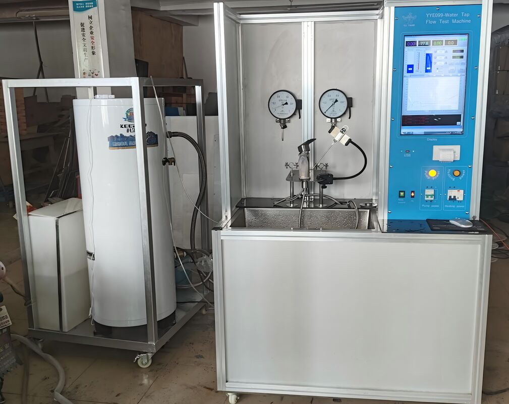 EN817 Water Flow Testing Machine - 30L/min Debiet Tester met 0,6 MPa Druk en Real-Time Dataweergave