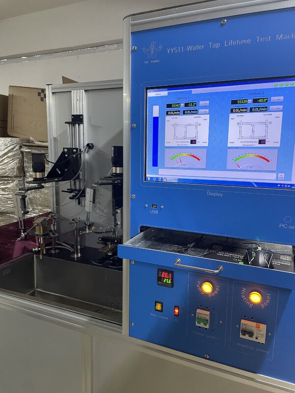 EN817 Professionele levensduur van kraanschakelaars, automatische watercirculatie met verwarming, simultaan testen met twee stations voor duurzaamheidsbeoordeling van kraan