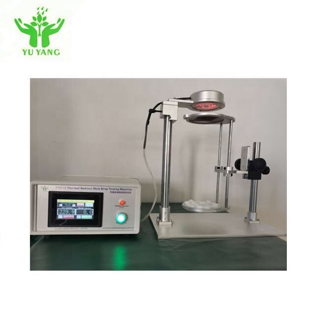 Thermische Stralingssmeltdruppel Tester met 30KW/m2 Warmtestraling Roestvrijstalen Testkast Voldoet aan NF P92-501 Standaard
