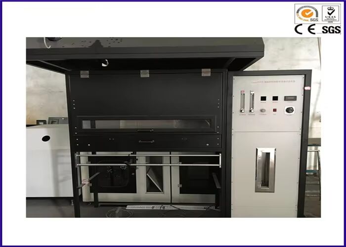 ISO 9239-1 ASTM E 846 Conformiteit Vloerstralingswarmtestoestel met Instelbare Vlamhoogte 60-120 mm en 0-15 kW/m2 Warmtestroommeting