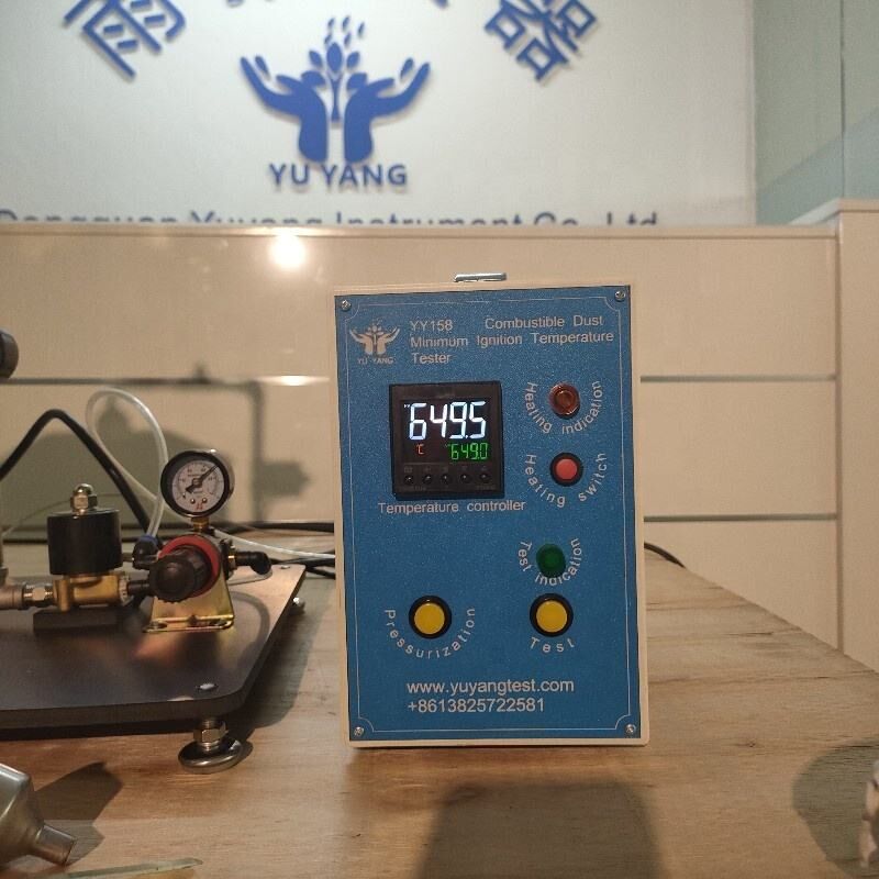230V 50Hz Brandbare stof Minimum ontstekingstemperatuur Tester met 0 ~ 1 bar druk ontvlambaarheid Test Machine
