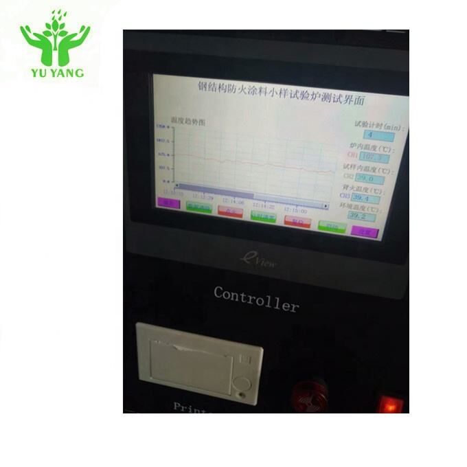 Testapparatuur voor brandwerende coating van roestvrij staal conform ISO 834-1 Temperatuuralarm van 180°C-220°C±2°C