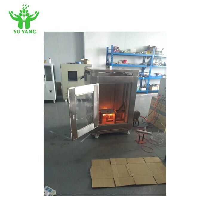Testapparatuur voor brandwerende coating van roestvrij staal conform ISO 834-1 Temperatuuralarm van 180°C-220°C±2°C