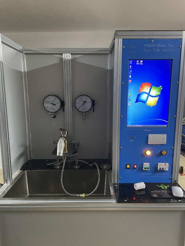 EN817 Water Flow Testing Equipment Multi-Functional High Pressure Flow Tester met Real-Time Monitoring & Dataopslag