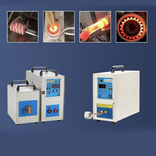 15KW Hoge Frequentie Inductieverwarming Machine Nieuwe Metaal Koperen Pijp Draad Lassen Productie Installaties Constructie Motor Motor