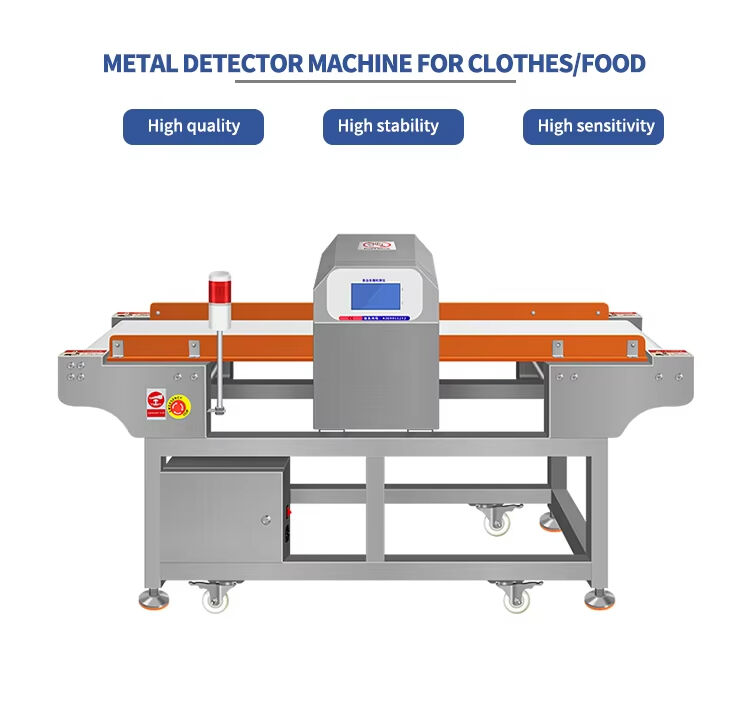 Industriële metaaldetectormachine natte en droge voedsel metaaldetector met hoge gevoeligheid voor verschillende toepassingen