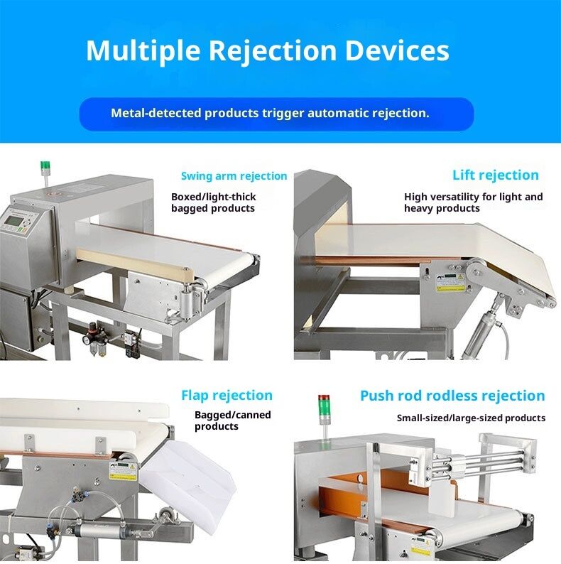 Rohs-gecertificeerde digitale metaaldetectiemachine met hoge gevoeligheid en precieze locatieverlichting voor industriële metaaldetector