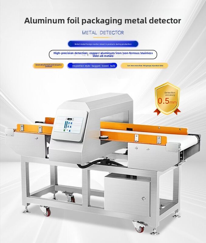 Automatische Industriële Metaaldetectiemachine voor de Voedselverwerkende Industrie Transportband Metaaldetectiesysteem