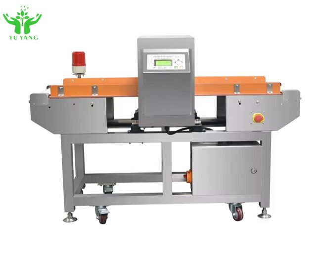 Industriële metaaldetectormachine 500 mm transportband Auto-afwijzing voor voedsel textielgeneesmiddel