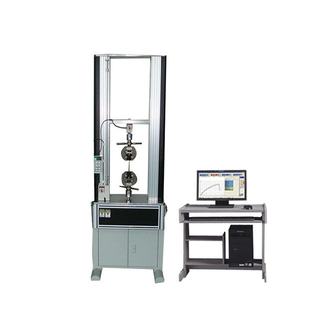 1kN 2kN 5kN universele trekproefmachine met een enkele kolom voor plastic film rubberlijm