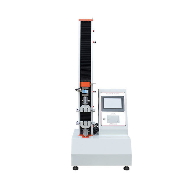 5kN draagbare benchtop treksterkte tester enkele kolom voor plastic rubber draad lab