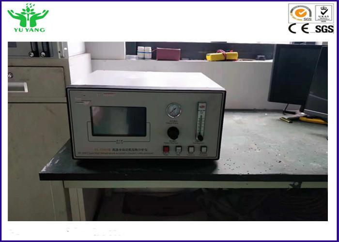 De Zuurstofindex van ISO 4589-3 het Testen Materiaal Op hoge temperatuur AC 220V 50/60Hz 2A