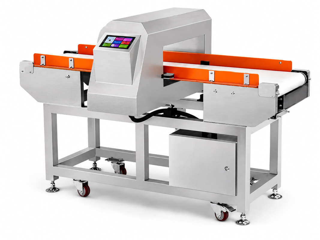 Automatische Industriële Metaaldetectiemachine voor de Voedselverwerkende Industrie Transportband Metaaldetectiesysteem