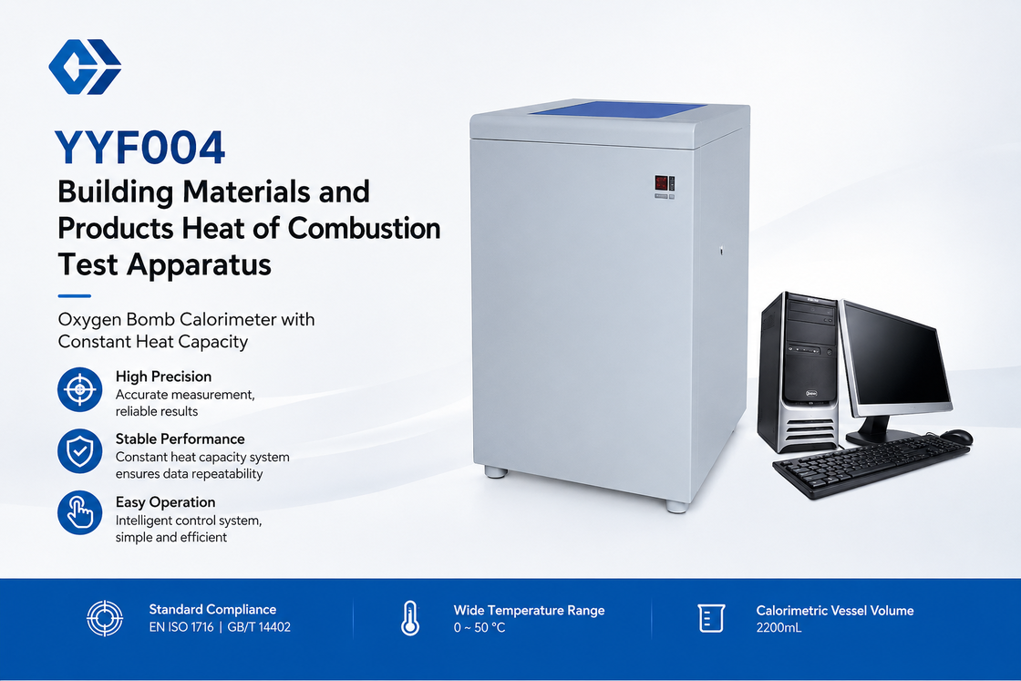 Oxygen Bomb Calorimeter with 2200ML Calorimetric Vessel and 300ML Oxygen Bomb for Precise 0.0001°C Heat of Combustion Testing