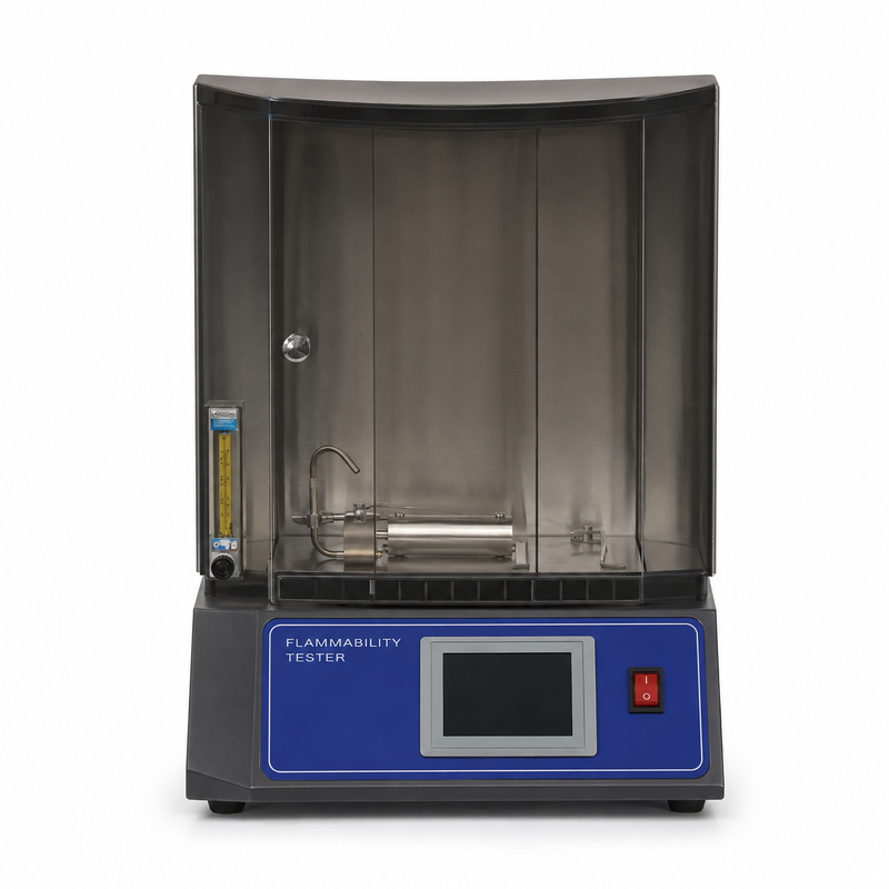 ASTM D4151 Toetser voor ontvlambaarheid van dekens Textielstof Vlamverspreiding Testmachine Laboratorium veiligheidsbeoordelingsapparatuur