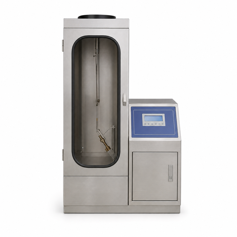 ASTM D6413 Verticale vlammetester Voor laboratoriumgebruik