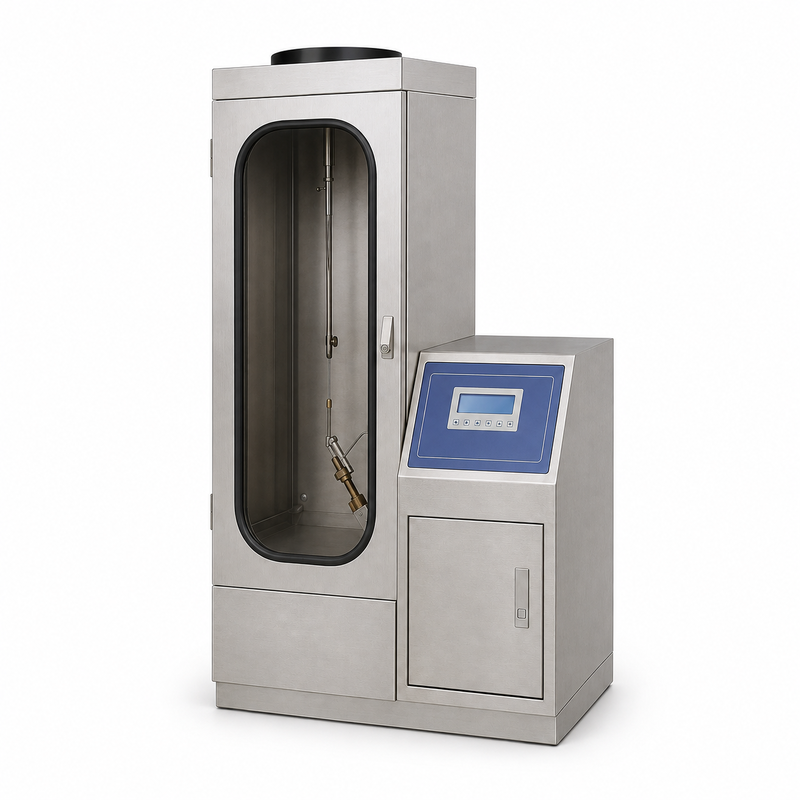 ASTM D6413 Verticale vlammetester Voor laboratoriumgebruik