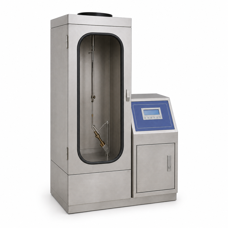 ASTM D6413 Verticale vlammetester Voor laboratoriumgebruik