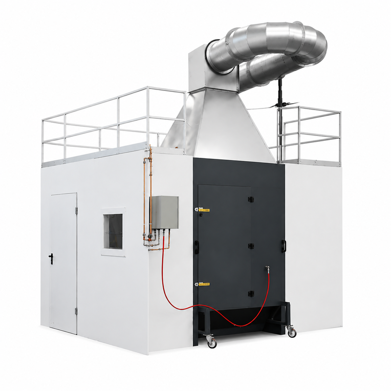 Automatische SBI-testapparatuur voor één brandend voorwerp, testapparatuur voor brandreactie voor bouwmaterialen