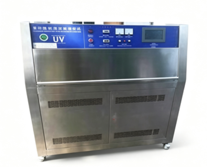 304 Roestvrijstalen Omgevingstestkamer voor Xenon Verweringsveroudering met 500~1100w/m2 Straling en ±0.3°C Controller Nauwkeurigheid