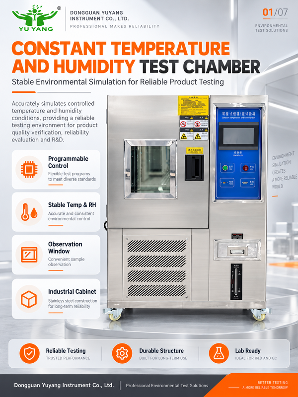 Constant Temperature And Humidity Test Chamber 80L 150L 225L Programmable Climate Environmental Test Chamber