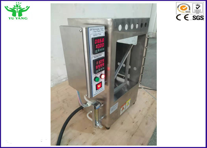 CPSC 16 CFR-Deel 1611 SPI-de Vinyl Plastic Film AC 220V 50Hz 3A van het Brandbaarheidsmeetapparaat