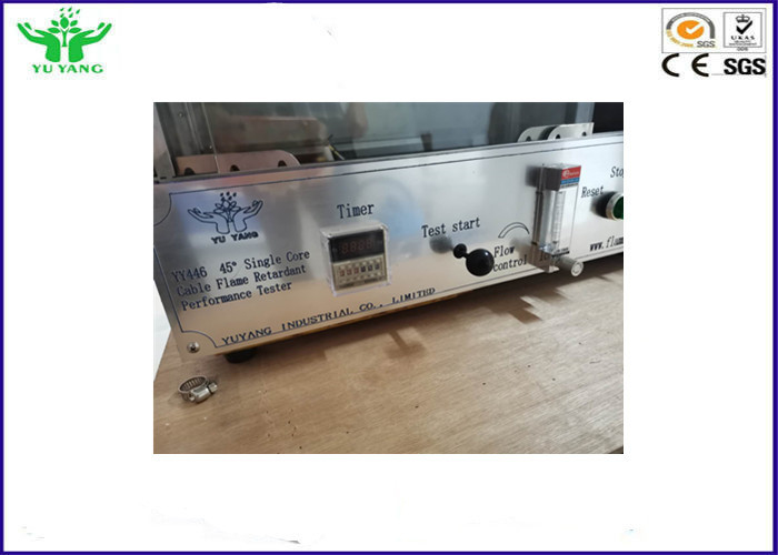 45° kies de Brandbaarheid van de Kernkabel het Testen Materiaal GB/T 25085 0,1 L ~ 1 uit L/min.