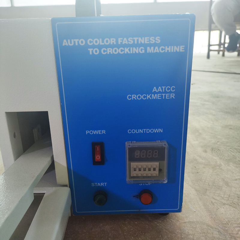 Kleurensnelheid Elektronische Crockmeter 60 Keer Min Auto Abrasion Tester