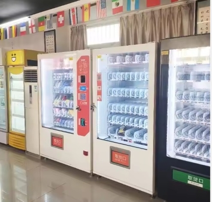 Automatische verkoopmachine met snelle verwarming en grote capaciteit voor warm en koud eten
