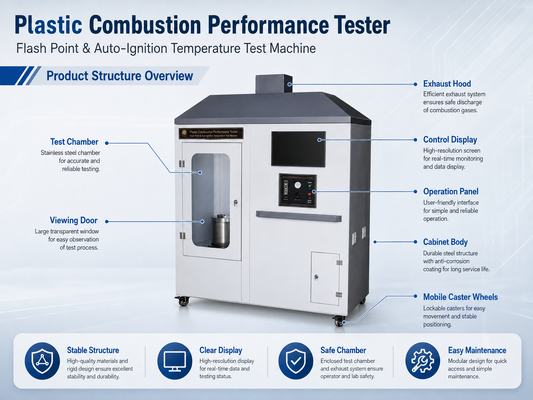 YYF002 Plastic Combustion Performance Testing Machine